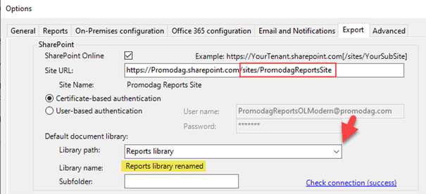 SharePoint subsites now supported in Promodag Reports