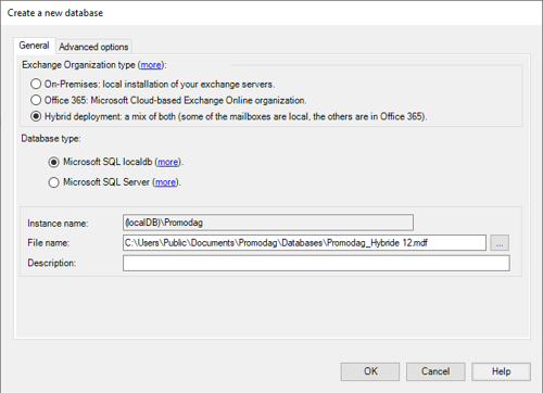 Create an SQL LocalDB database