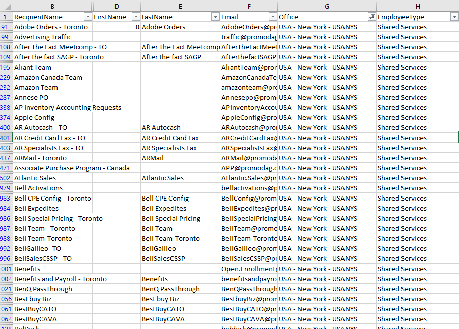 Export your Mailbox User Report as a CSV file