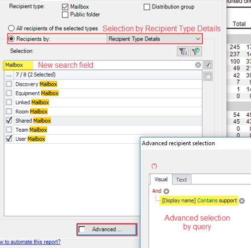 Advanced Mailbox Selection With Promodag Reports