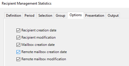 Select the data to display in the report