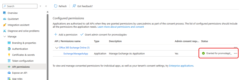 Grant Admin Consent to the StoreLog App