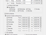 Promodag Reports - Period Option Tab