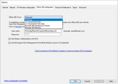 Compatibility with Office 365 GCC High