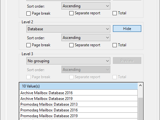 Promodag Reports - Group Option Tab