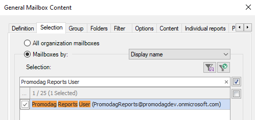 Select the delegator's mailbox