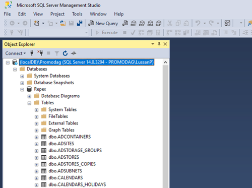 Manage your LocalDB database using Ms SQL Management Studio