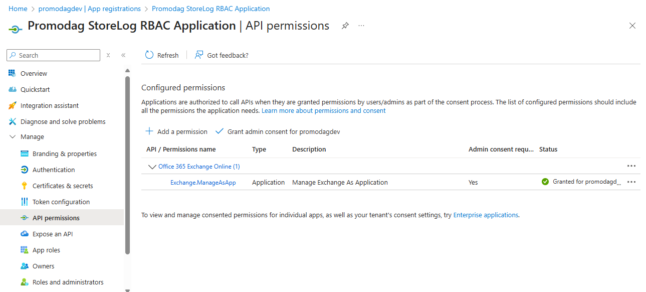 Review Permissions in Entra ID