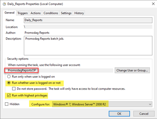 Windows Task