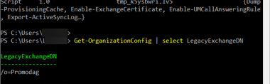 Get Exchange organization name using PowerShell